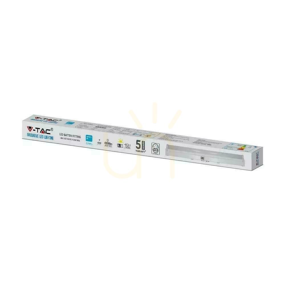 Spectacol Light Line V-TAC 40W LED SAMSUNG CHIP 120cm 3w1 120Lm/W VT-8-45 3W1 4800lm 5 ani garanție Light Line V-TAC 40W LED SAMSUNG CHIP 120cm 3w1 120Lm/W VT-8-45 3W1 4800lm 5 ani garanție