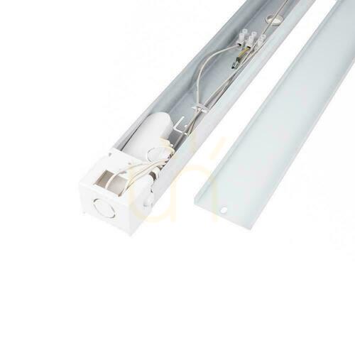 Verifica Corp tip grindă pentru tuburi LED T8, 2 × 60 cm, V-TAC VT-16011, alb, IP20