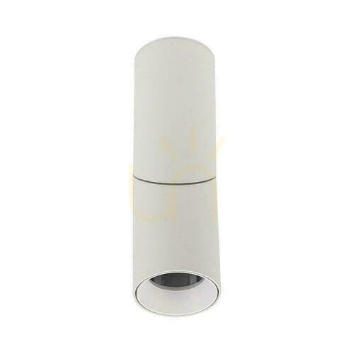 Verifica V-TAC Aluminiu GU10 Tub rotund montat la suprafață Alb VT-804 Garanție de 3 ani