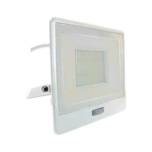 Verifica V-TAC 50W SAMSUNG CHIP LED proiector senzor de mișcare cablu alb 1M VT-158S-1-W 6400K 4000lm 5 ani garanție