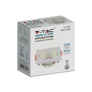 V-TAC GU10 pătrat încastrat alb/alb VT-932-W Garanție de 3 ani. 2 V-TAC GU10 pătrat încastrat alb/alb VT-932-W Garanție de 3 ani. small 2