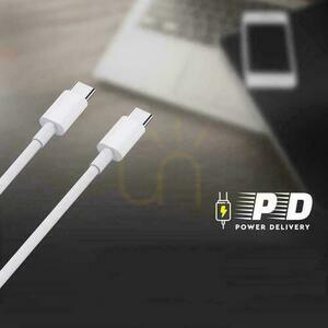 Cablu USB-C la USB-C, 1 m, alb, 60 W V-TAC VT-5303-W small 7