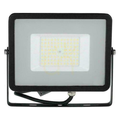 Verifica V-TAC 50W SAMSUNG CHIP SLIM LED Proiector negru VT-56 4000K 5750lm 5 ani garanție
