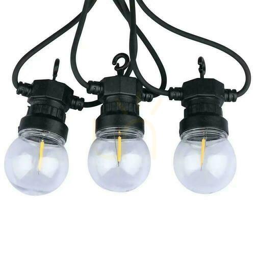 Verifica V-TAC Garden Garland (șir) 5W LED 5 metri 10 becuri 0.5W Filament VT-71510 3000K 550lm
