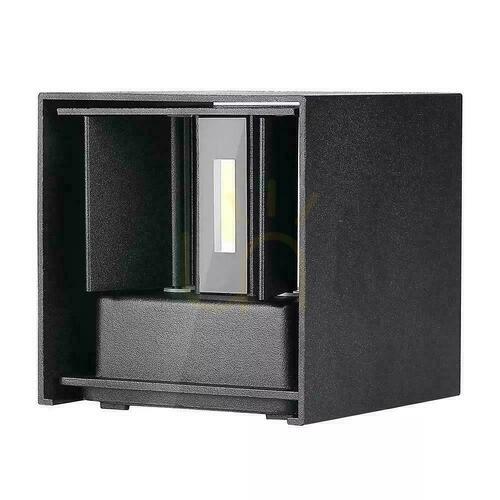 Verifica V-TAC 5W Lampă de perete montată pe perete Top Down Reglabilă Black Square IP65 Bridgelux VT-759-B 4000K 700lm