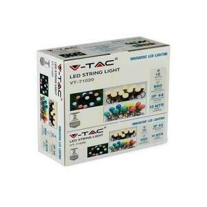 V-TAC Garden Girland (șir) LED 10 metri 20 becuri 0.5W IP44 VT-71020 3000K 960lm small 1