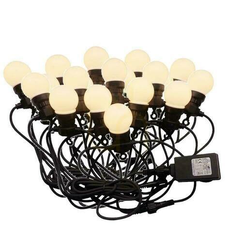 Verifica V-TAC Garden Girland (șir) LED 10 metri 20 becuri 0.5W IP44 VT-71020 3000K 960lm