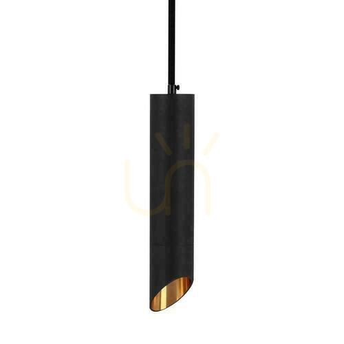 Verifica Pendul V-TAC VT-975-300 negru-auriu GU10, Ø 5,5 cm