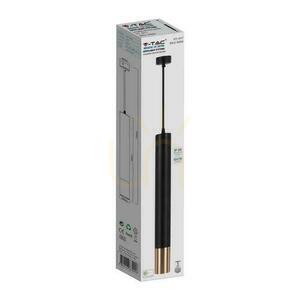 V-TAC GU10 Corp de iluminat cu pandantiv Negru+Gold 60x500mm VT-977 Garanție de 3 ani small 2