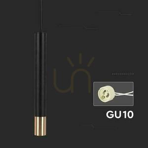 V-TAC GU10 Corp de iluminat cu pandantiv Negru+Gold 60x500mm VT-977 Garanție de 3 ani small 3