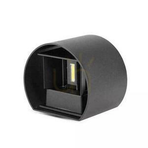 Montat pe perete 5W V-TAC sus jos reglabil negru rotund IP65 Bridgelux VT-756-B 3000K 700lm small 2