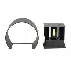 Montat pe perete 5W V-TAC sus jos reglabil negru rotund IP65 Bridgelux VT-756-B 3000K 700lm small 4