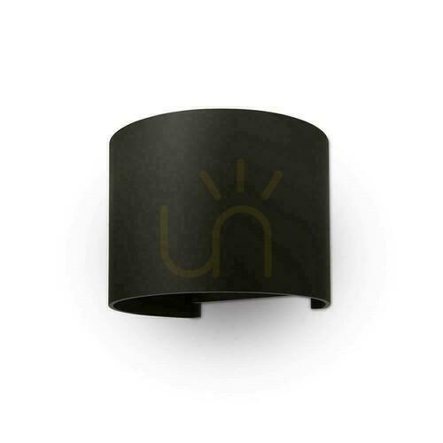 Verifica Montat pe perete 5W V-TAC sus jos reglabil negru rotund IP65 Bridgelux VT-756-B 3000K 700lm