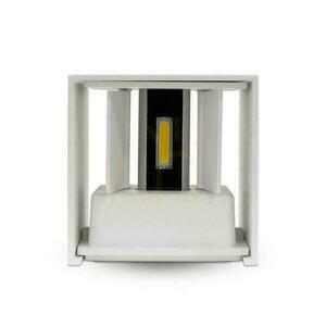 V-TAC 5W Lampă de perete montată pe perete Top Down Reglabilă Alb pătrat IP65 Bridgelux VT-759-W 4000K 700lm small 2