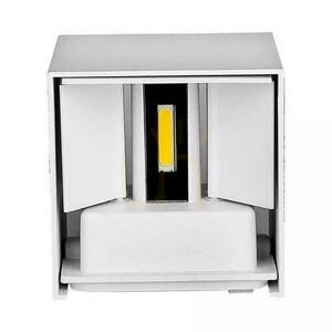 V-TAC 5W Lampă de perete montată pe perete Top Down Reglabilă Alb pătrat IP65 Bridgelux VT-759-W 4000K 700lm small 3
