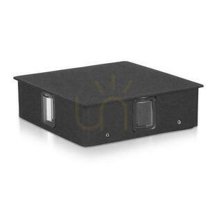 V-TAC 4W LED corp de iluminat de perete IP65 Black Square VT-704-B 3000K 428lm small 3