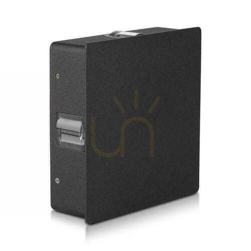 Verifica V-TAC 4W LED corp de iluminat de perete IP65 Black Square VT-704-B 3000K 428lm