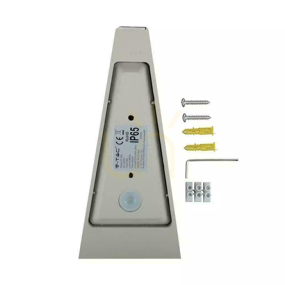 previzualizare Lampă de perete V-TAC 4W LED gri IP65 VT-826-G 3000K 450lm. Lampă de perete V-TAC 4W LED gri IP65 VT-826-G 3000K 450lm.