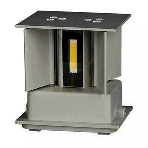 V-TAC 11W LED Top Down Chip reglabil BRIDGELUX Grey Square IP65 VT-759-12-G 3000K 1360lm Corp de iluminat de perete. small 4