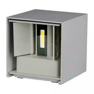 V-TAC 11W LED Top Down Chip reglabil BRIDGELUX Grey Square IP65 VT-759-12-G 4000K 1360lm Corp de iluminat de perete. small 1