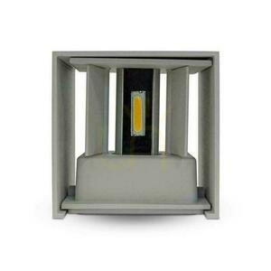 V-TAC 11W LED Top Down Chip reglabil BRIDGELUX Grey Square IP65 VT-759-12-G 4000K 1360lm Corp de iluminat de perete. small 2