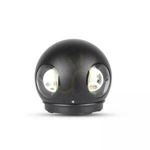Lampă de perete V-TAC 4W LED negru rotund IP65 VT-834-B 4000K 428lm. 0 Lampă de perete V-TAC 4W LED negru rotund IP65 VT-834-B 4000K 428lm. small 0