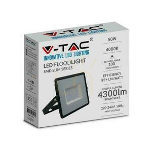 V-TAC 50W SMD E-Series LED proiector negru VT-4051 6500K 4300lm. small 1