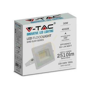V-TAC LED proiector 30W SMD E-Series alb VT-4031 4000K 2510lm. small 1