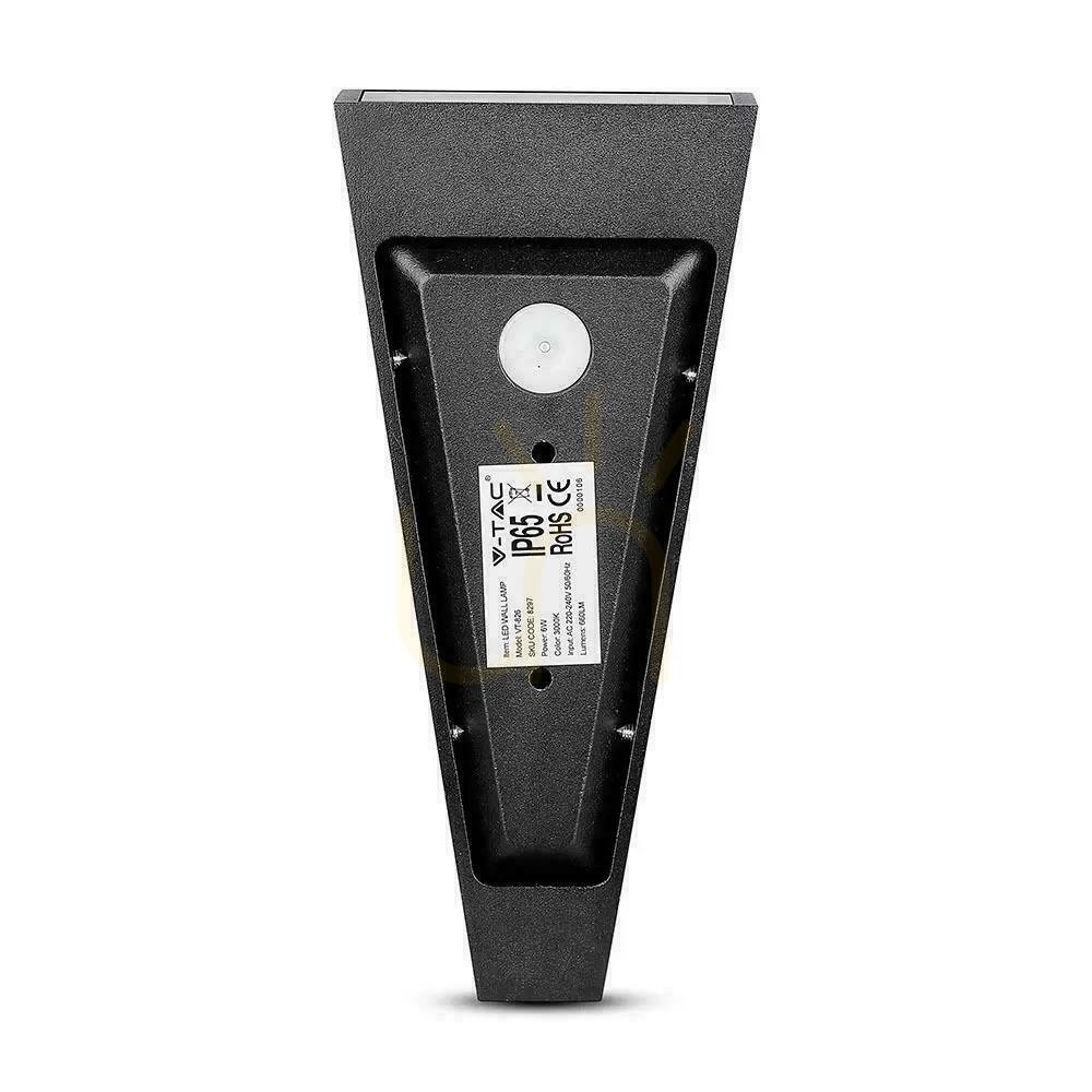 Spectacol Lampă de perete V-TAC 4W LED negru IP65 VT-826-B-N 3000K 450lm. Lampă de perete V-TAC 4W LED negru IP65 VT-826-B-N 3000K 450lm.