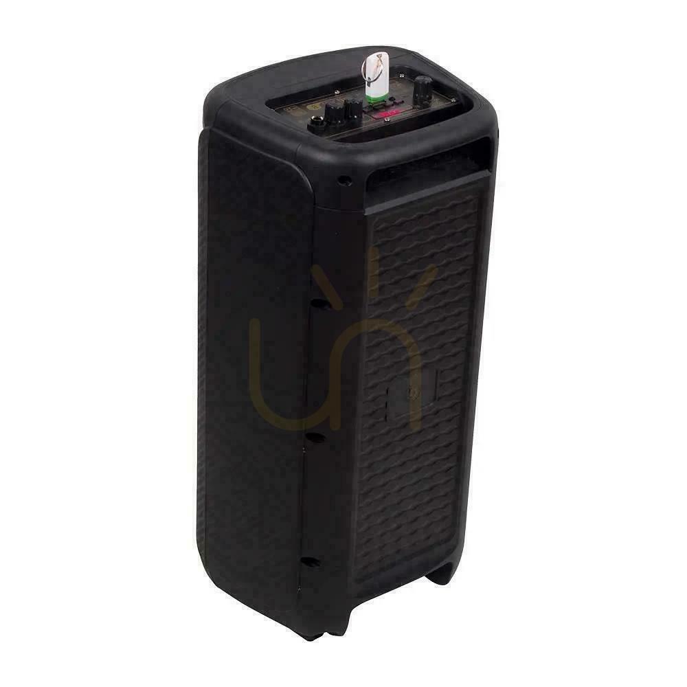 Afişa V-TAC Difuzor portabil 400W Microfon Telecomandă BT USB TF FM AUX TWS KARAOKE VT-4000W. V-TAC Difuzor portabil 400W Microfon Telecomandă BT USB TF FM AUX TWS KARAOKE VT-4000W.