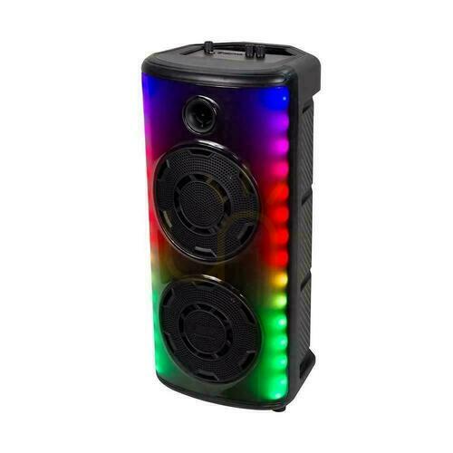 Verifica V-TAC Difuzor portabil 600W Microfon Telecomandă BT USB TF FM AUX TWS KARAOKE VT-6000W.