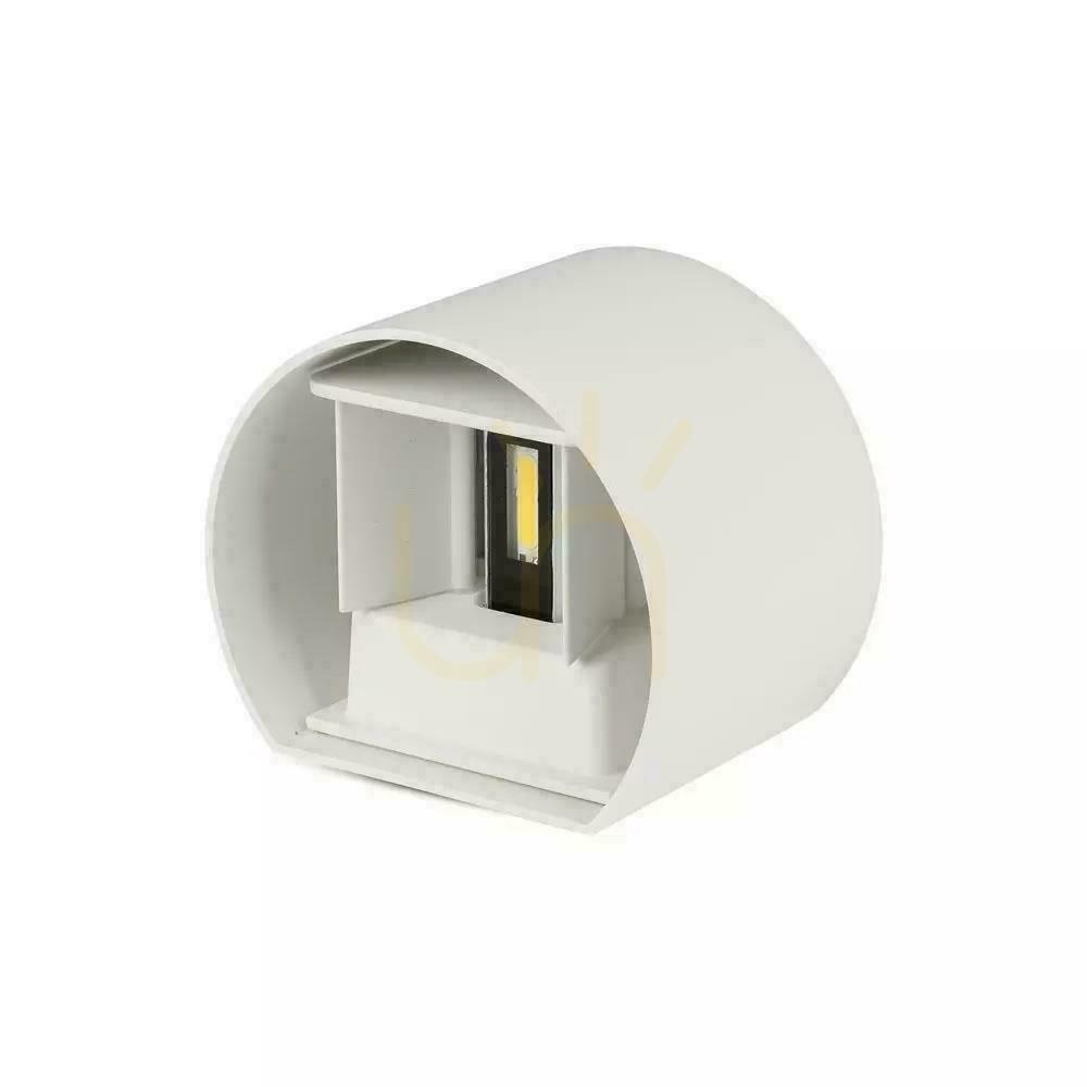previzualizare Montat pe perete 5W V-TAC sus jos reglabil alb rotund IP65 Bridgelux VT-756 4000K 700lm Montat pe perete 5W V-TAC sus jos reglabil alb rotund IP65 Bridgelux VT-756 4000K 700lm