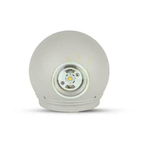 Verifica Lampă de perete V-TAC 4W LED gri rotund IP65 VT-836 3000K 450lm.