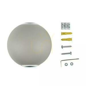 Lampă de perete V-TAC 4W LED gri rotund IP65 VT-836 3000K 450lm. 4 Lampă de perete V-TAC 4W LED gri rotund IP65 VT-836 3000K 450lm. small 4