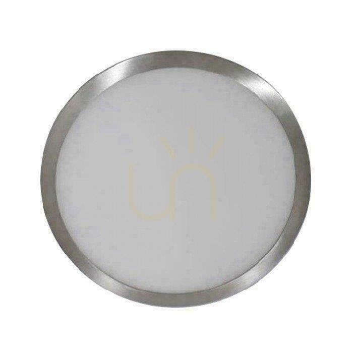 Verifica V-TAC 12W LED Panel Satin rotund montat la suprafață VT-1205SN 3000K 1000lm. V-TAC 12W LED Panel Satin rotund montat la suprafață VT-1205SN 3000K 1000lm.