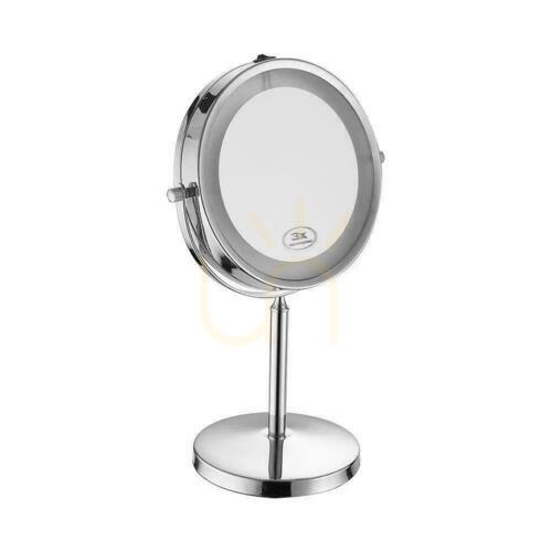 Verifica V-TAC Oglindă portabilă 3W LED baie machiaj 4xAAA fi.17CM crom VT-7572 6400K 30lm