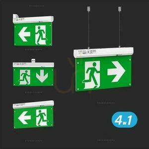 Urgență de 3 ore V-TAC 4-in-1 Pilot controlat VT-995 6000K 100lm Lumina de evacuare 3 ani garanție small 10