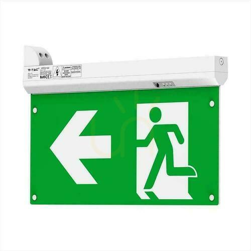 Verifica Urgență de 3 ore V-TAC 4-in-1 Pilot controlat VT-995 6000K 100lm Lumina de evacuare 3 ani garanție