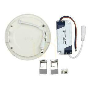 Panou LED V-TAC Premium Downlight 18W rotund fi225 VT-1807 4000K 1400lm small 4