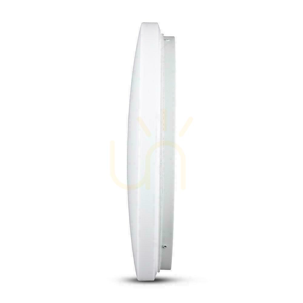 Vedere Plafond V-TAC 24W Milky CCT Schimbare de culoare fi.350 VT-8424 3000K-6400K 2600lm Plafond V-TAC 24W Milky CCT Schimbare de culoare fi.350 VT-8424 3000K-6400K 2600lm