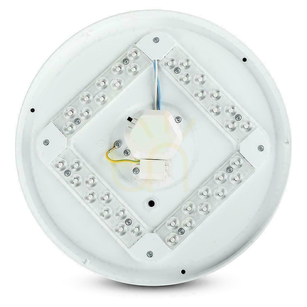 Afişa Plafond V-TAC 24W Milky CCT Schimbare de culoare fi.350 VT-8424 3000K-6400K 2600lm Plafond V-TAC 24W Milky CCT Schimbare de culoare fi.350 VT-8424 3000K-6400K 2600lm