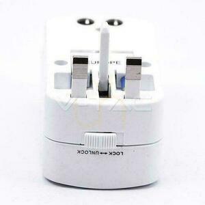 Adaptor universal de călătorie cu securitate 2xUSB 2A V-TAC small 4