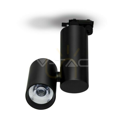 Verifica Spot LED pe șină trifazată V-TAC VT-4635B negru 30 W 6400 K 24° SKU 1297