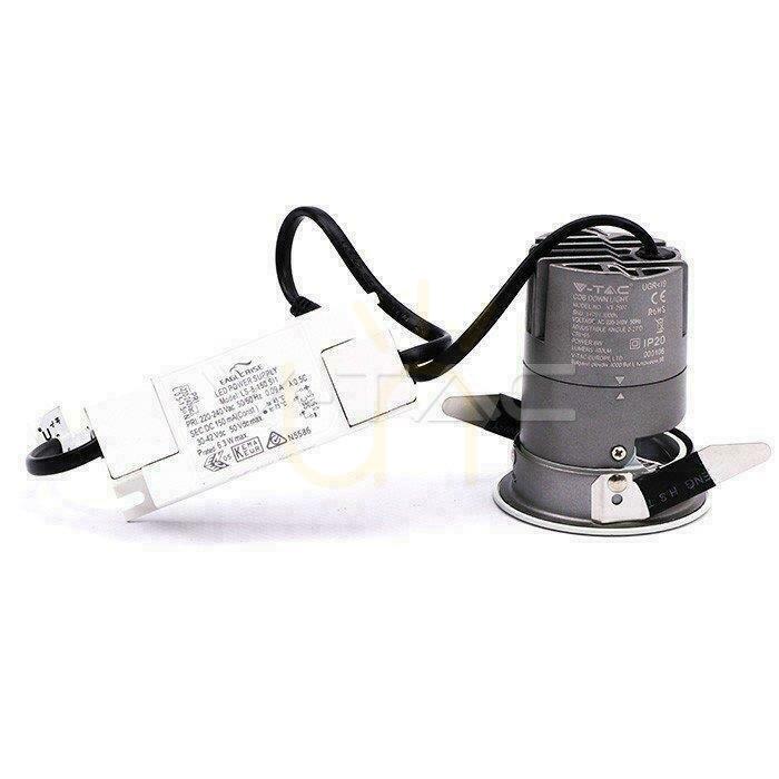 Afişa LED Downlight V-TAC 35W COB CREE CRI95+ UGR19 24st VT-2936 3000K 2300lm 5 ani garanție LED Downlight V-TAC 35W COB CREE CRI95+ UGR19 24st VT-2936 3000K 2300lm 5 ani garanție