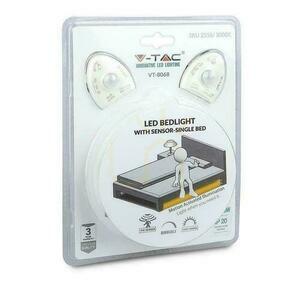 LED lumina de noapte V-TAC senzor de mișcare pat dublu 2x1.2mb VT-8068 3000K 260lm 3 ani garanție small 2