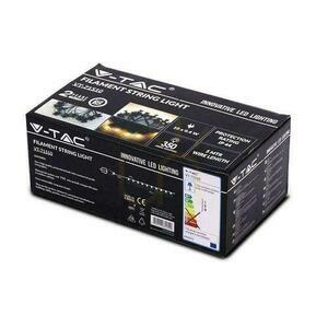 V-TAC Garden Garland (șir) 6W LED 5 metri 10 becuri 0.4W Filament VT-71510 3000K 350lm small 1