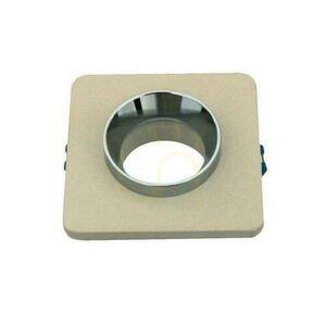 V-TAC GIPS BETON GU10 Plasă pătrată încastrată Alb/Crom VT-862-CHR Garanție de 5 ani small 1