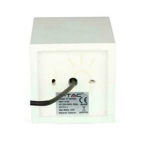 V-TAC GIPS BETON GU10 pătrat montat la suprafață alb/negru VT-860-GB 5 ani garanție small 5