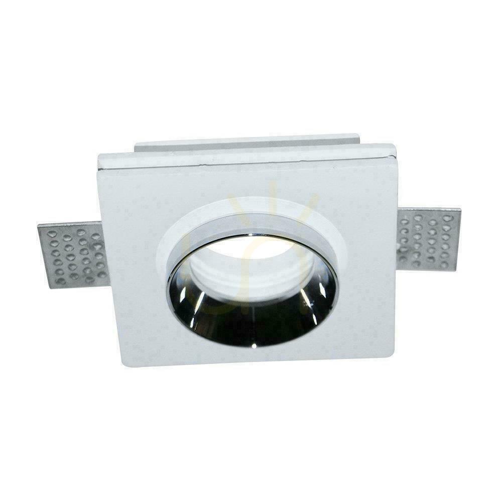 Vedere Mesh V-TAC GIPS GU10 pătrat încastrat G-K alb+crom VT-866-CSQ 5 ani garanție Mesh V-TAC GIPS GU10 pătrat încastrat G-K alb+crom VT-866-CSQ 5 ani garanție