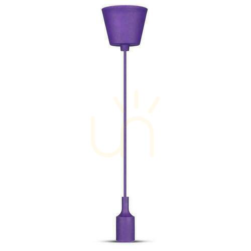 Verifica V-TAC E27 Violet Silicone Pendant Luminaire VT-7228-PE Garanție de 5 ani